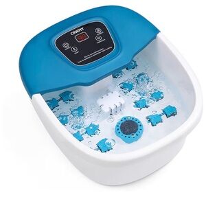 Cinery foot bath with full rollers and pedicure grinding stone